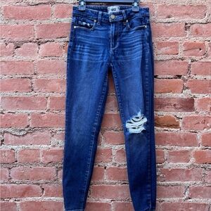 PAIGE Blue Skinny Jeans with Sleek Fit